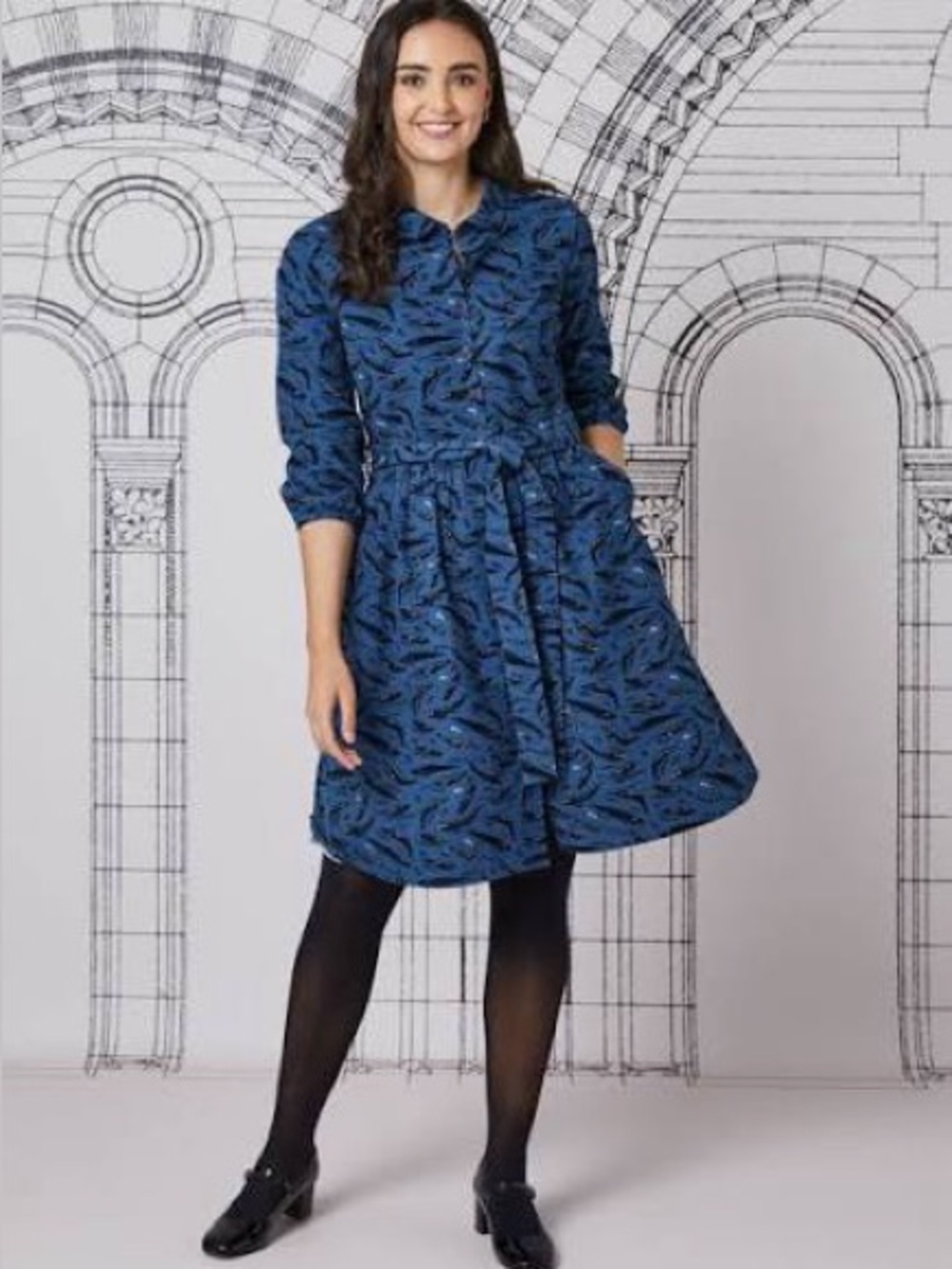 Joanie Blue Whale Dress